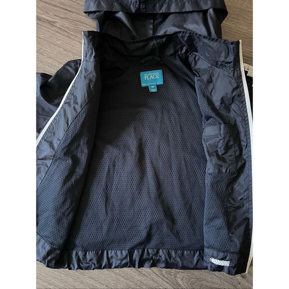 The Children's Place  Varsity Pro Jacket Long Sleeve Zip Up Navy Blue size 4T - Picture 5 of 6